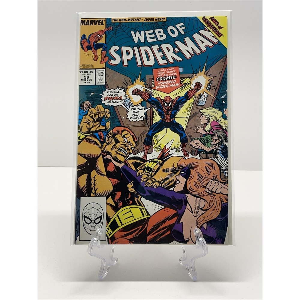 Web of Spider-Man #59 (Marvel, Mid December 1989)
